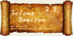 Helena Momirov vizit kartica